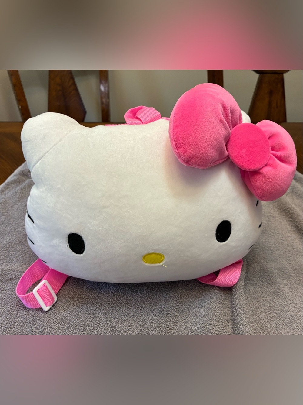 Hello kitty back pack plush
